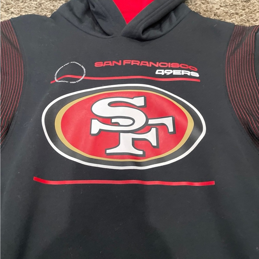 Nike NFL, San Francisco 49ers hoodie kids large - Picture 2 of 4